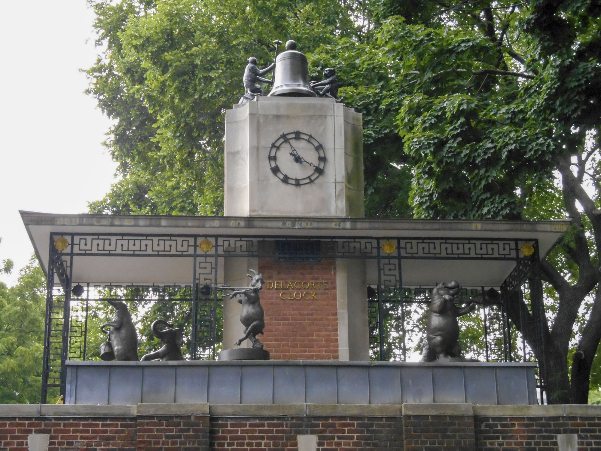 The Delacorte Clock in Central Park, New York.